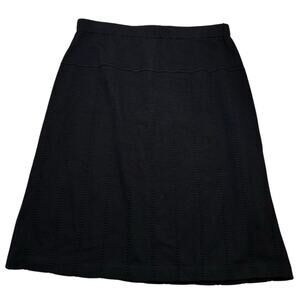 St John Sport Spring 2007 Black A Line Skirt Santana Knit